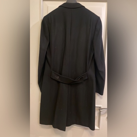 MACHO made in Spain Black Trench Coat Tailored Elegance - Picture 9 of 10